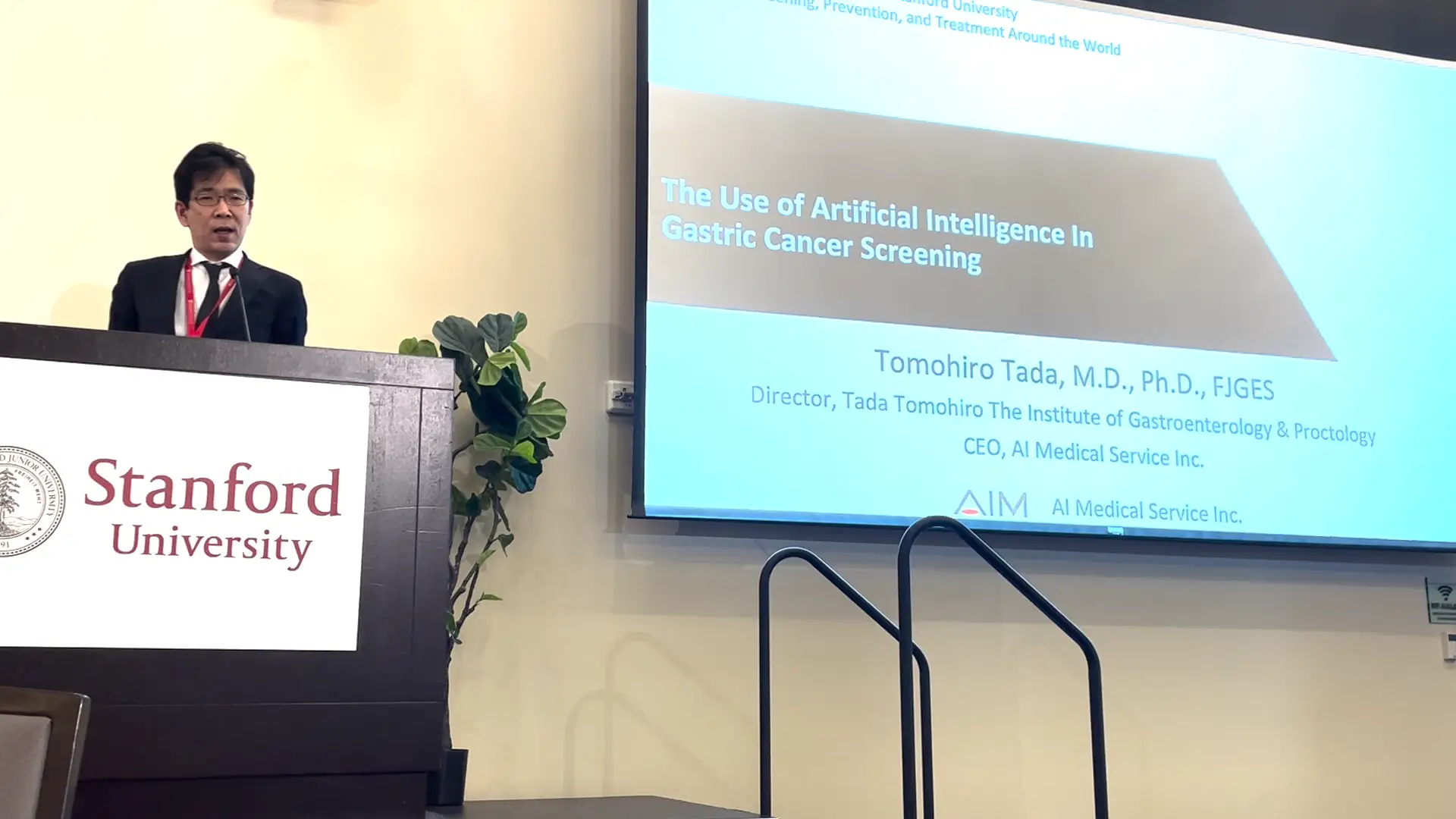 CEO Dr. Tada Spoke at the Stanford Gastric Cancer Summit